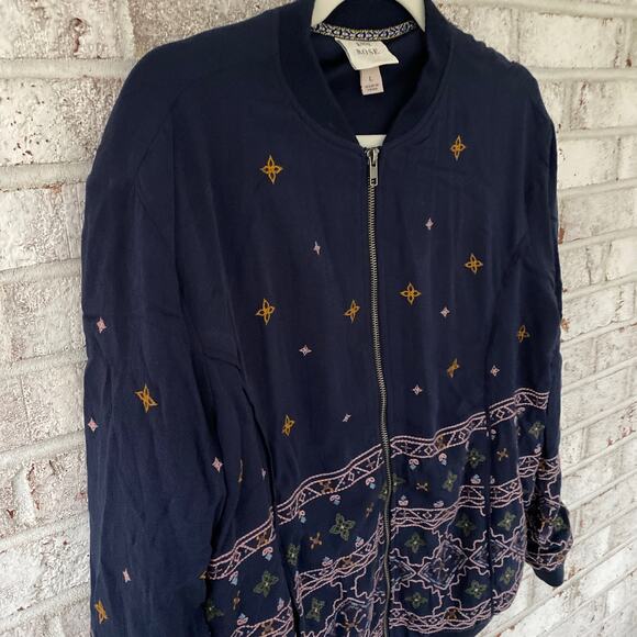 Knox Rose Women's Full Zip Decorative Jacket Size Large - Picture 2 of 4